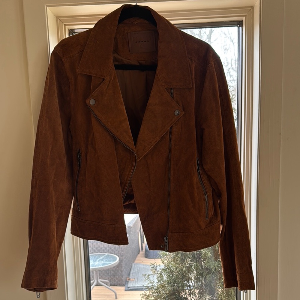 Brown Suede Women's Jacket